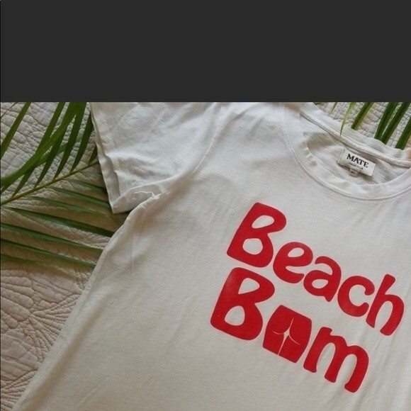Mate The Label Beach Bum Tee Rear Logo - Picture 7 of 10